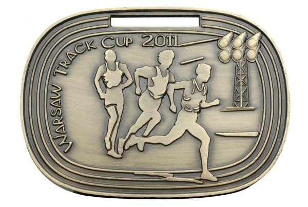 Medal za bieganie z Warsaw Track Cup 2011