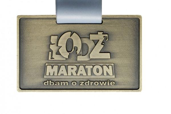 Medal za maraton w Łodzi dbam o zdrowie